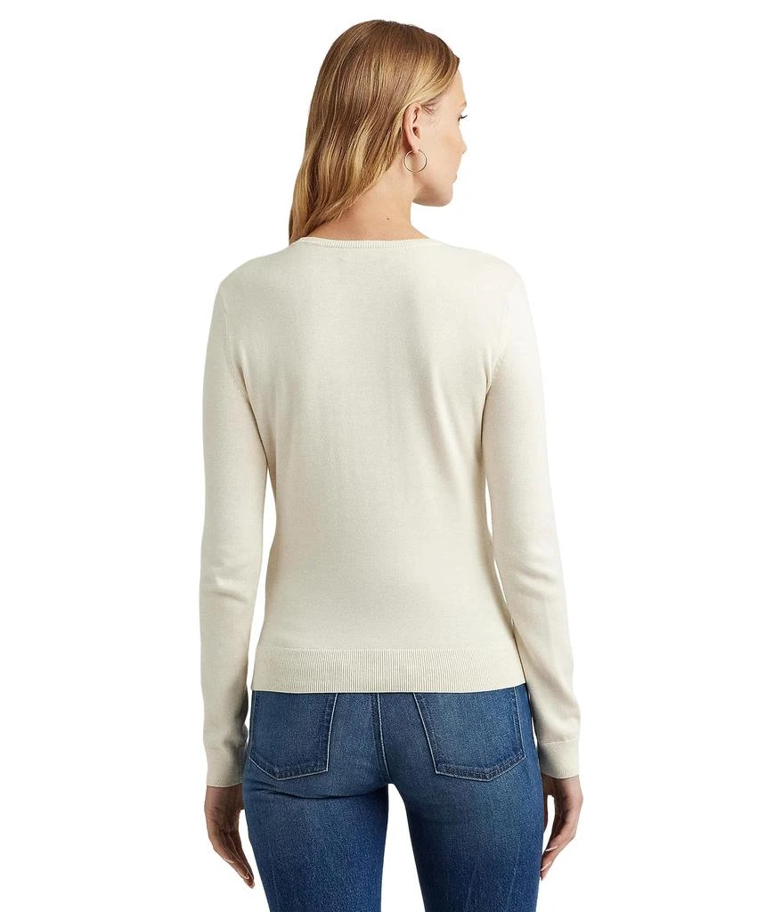 商品Ralph Lauren|Twist-Front Cotton-Blend Sweater,价格¥684,第2张图片详细描述