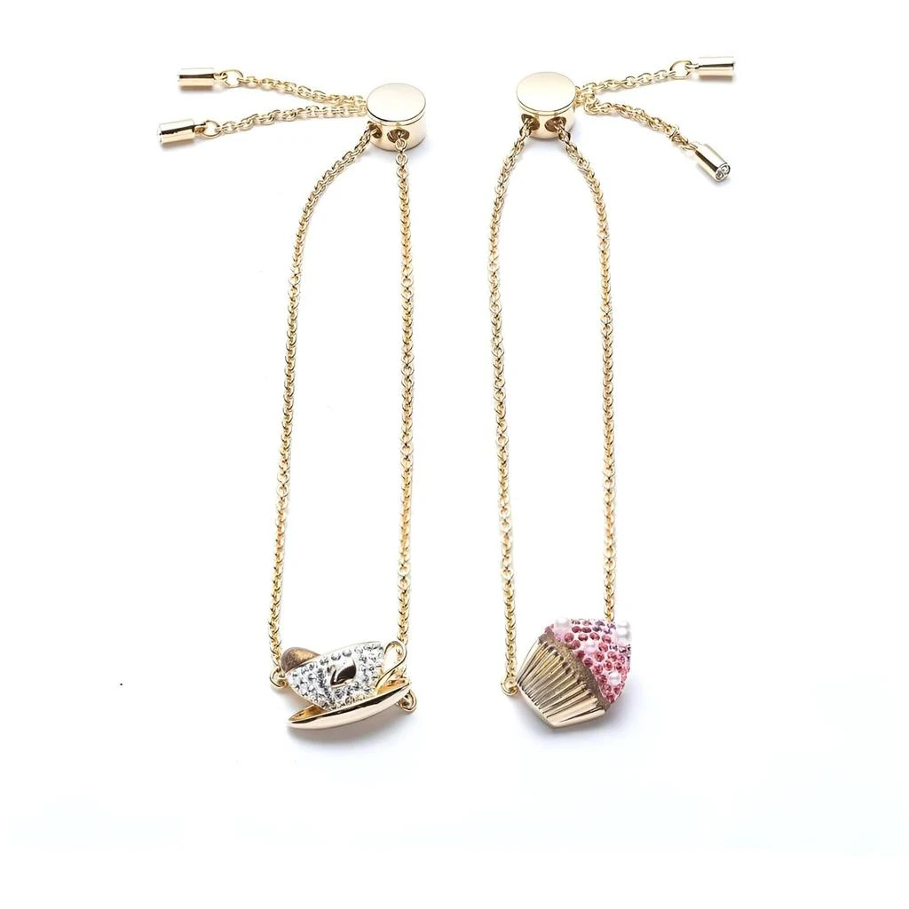 商品Swarovski|Swarovski Women's Bracelet - Nicest Cup of Tea and Cupcake Gold, Set of 2 | 5486079,价格¥328,第1张图片