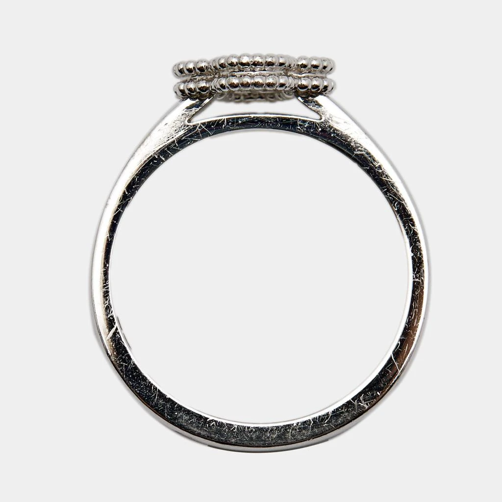 商品[二手商品] Van Cleef & Arpels|Van Cleef & Arpels Sweet Alhambra Diamond 18K White Gold Ring Size 52,价格¥19725,第5张图片详细描述