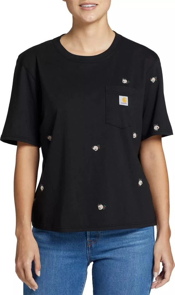 商品Carhartt|Carhartt Women's Boxy Fit Allover Print Short Sleeve T-Shirt,价格¥191,第1张图片