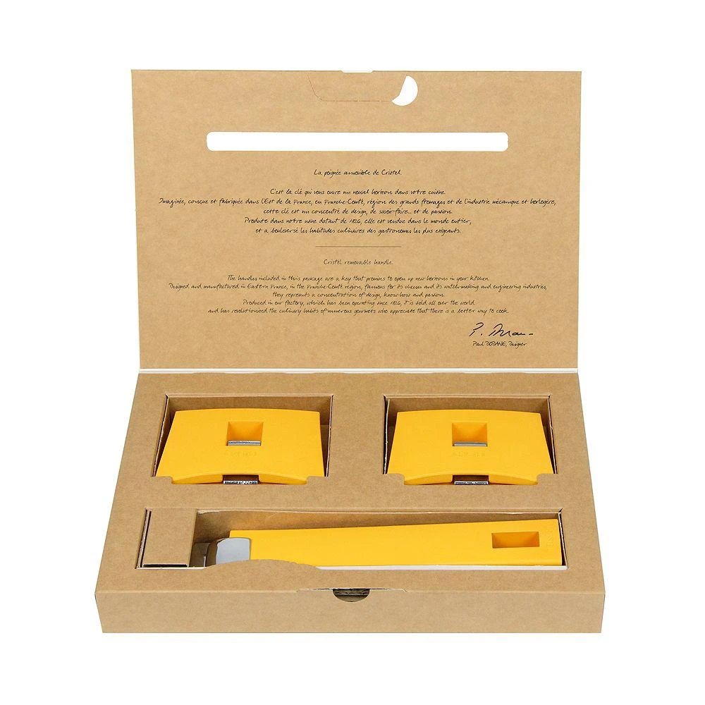商品Cristel|Mutine 3-Piece Handle Set,价格¥348,第1张图片详细描述