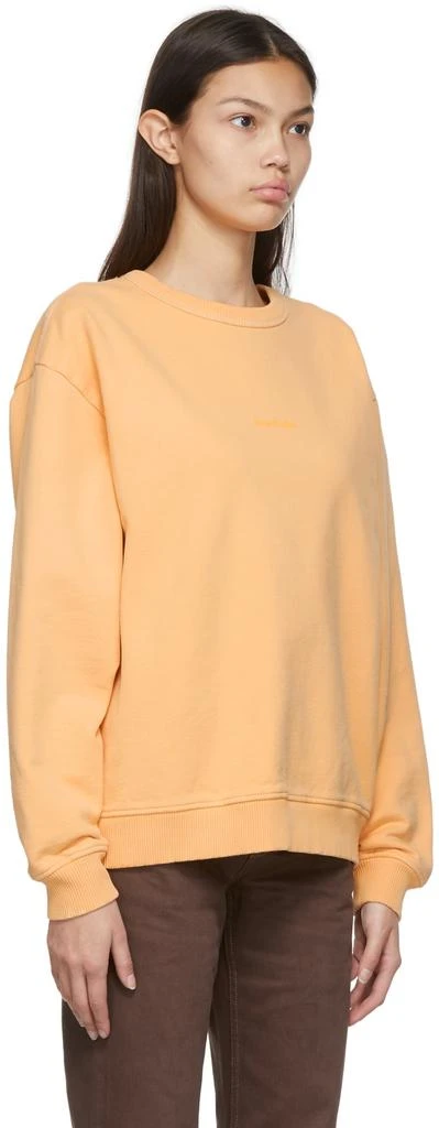 商品Acne Studios|Orange French Terry Crewneck Sweatshirt,价格¥896,第2张图片详细描述