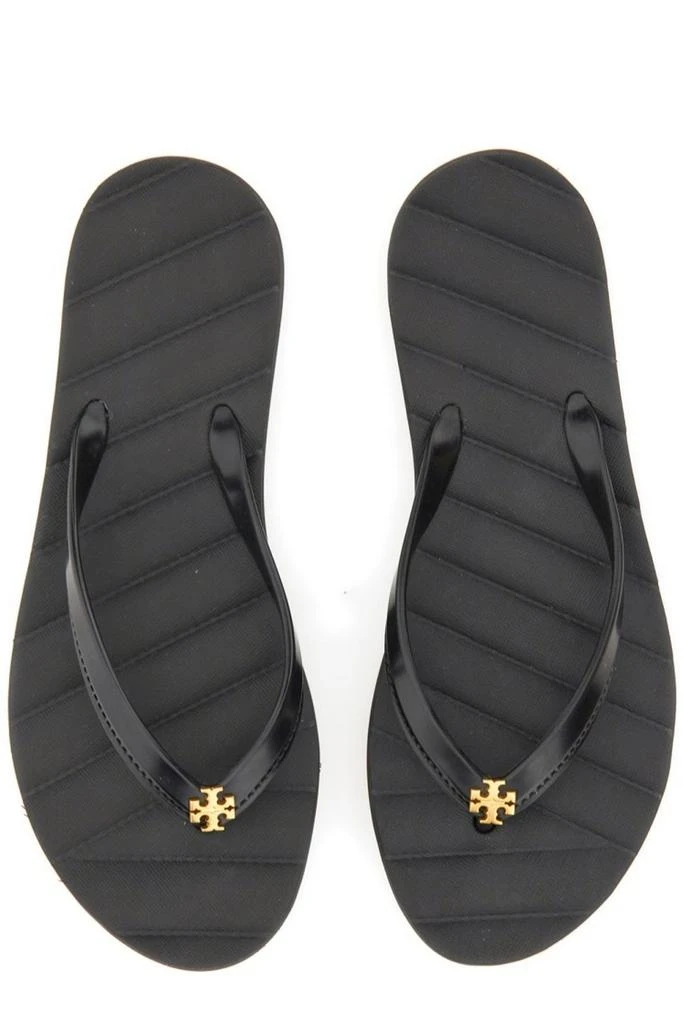 商品Tory Burch|Tory Burch Kira Logo Plaque Flip Flops,价格¥682,第3张图片详细描述