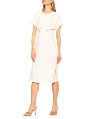 商品ALEXIA ADMOR|Ricki Tie-Waist Sheath Dress,价格¥589,第4张图片详细描述