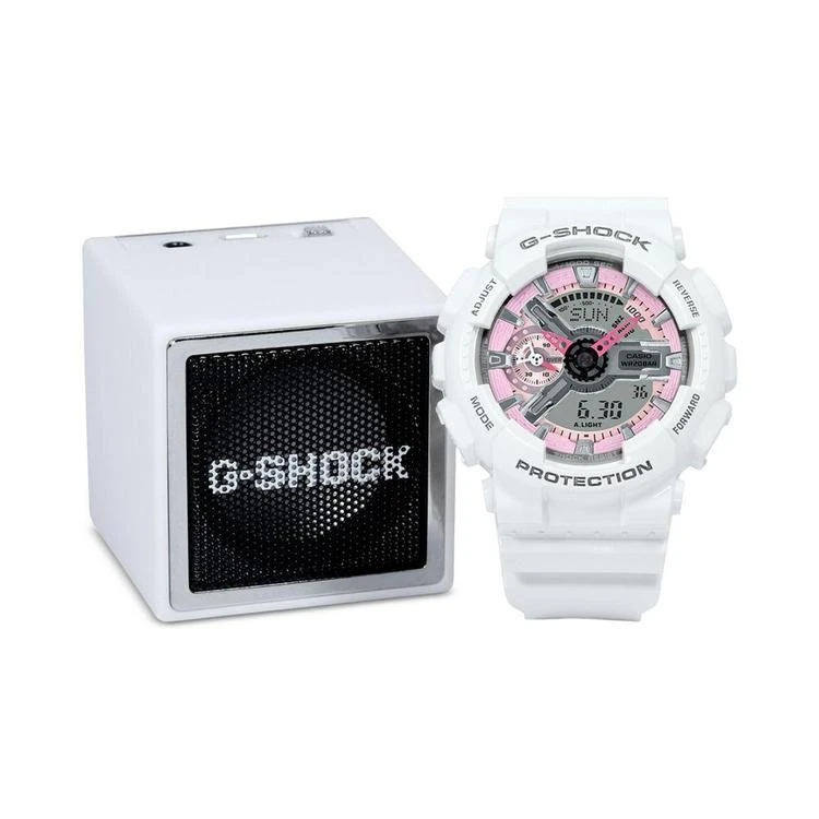 商品G-Shock|女式电子+指针方式手表+蓝牙迷你播放器礼盒,价格¥972,第1张图片