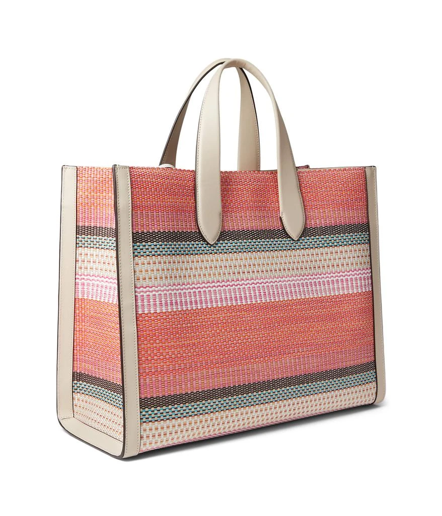 商品Kate Spade|Manhattan Woven Striped Fabric Large Tote,价格¥2093,第2张图片详细描述