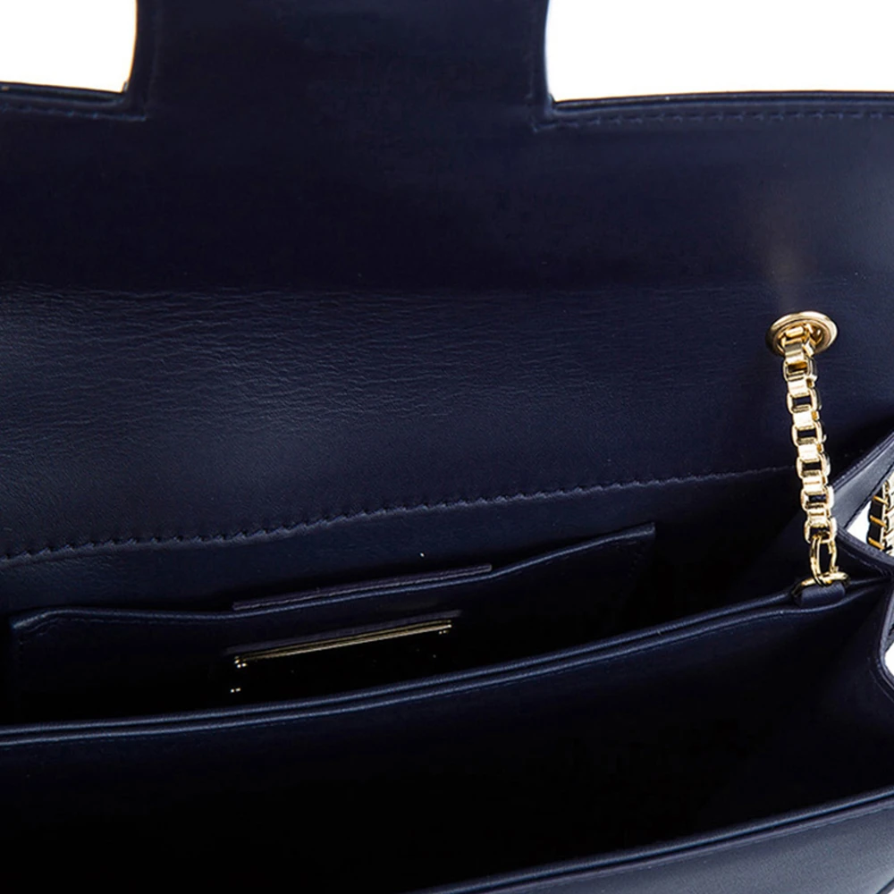 Salvatore Ferragamo 菲拉格慕 女士深蓝色皮质斜挎包 21-F893-670993 商品