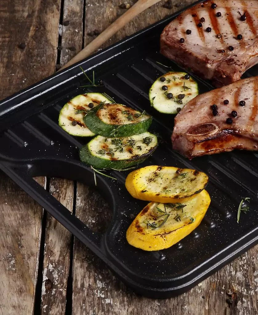 Cast Iron Large Reversible 18.5" x 10" Rectangular Griddle 商品