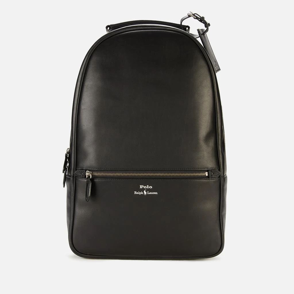 商品Ralph Lauren|Polo Ralph Lauren Men's Smooth Leather Backpack - Black,价格¥3097,第1张图片