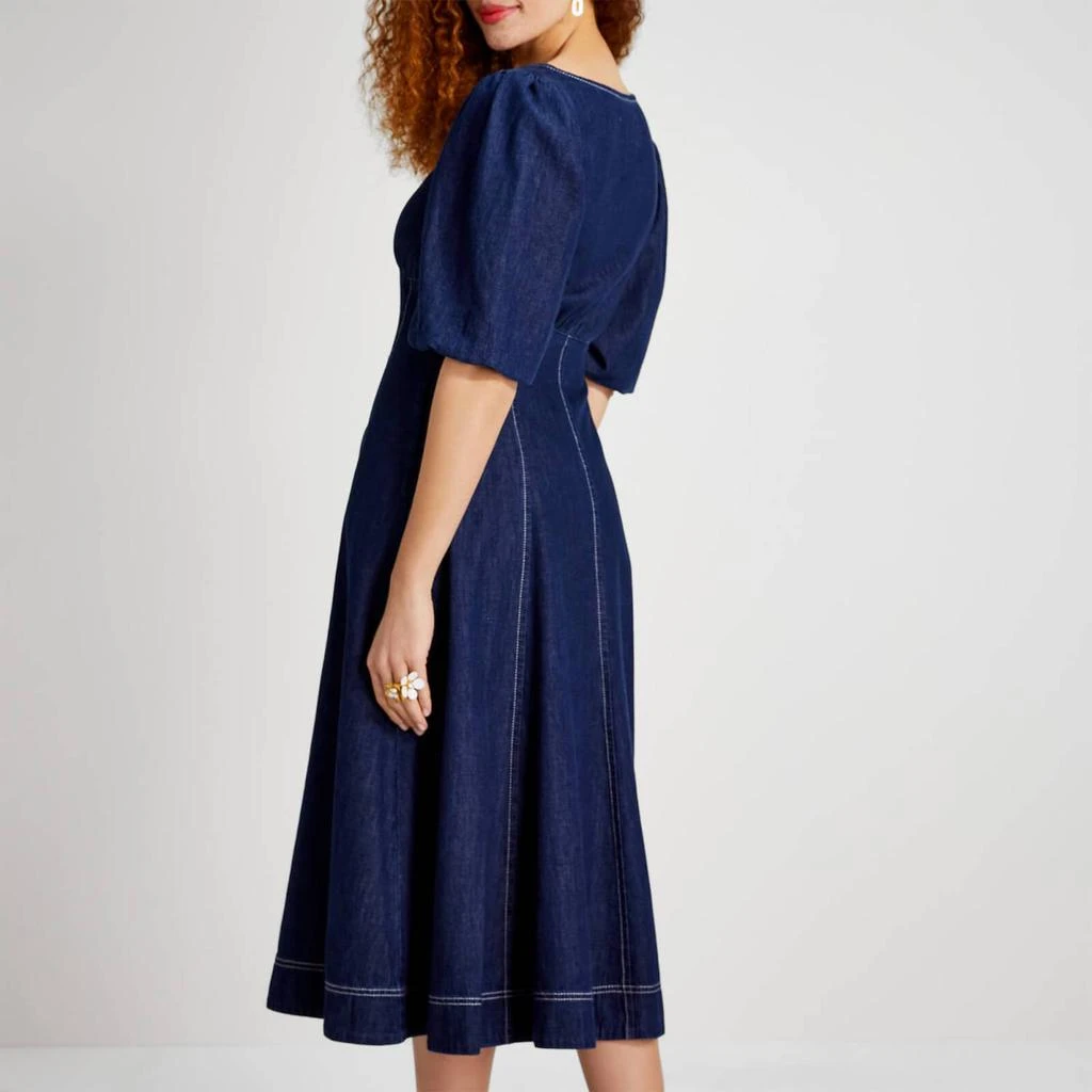 商品Kate Spade|Kate Spade New York Women's Denim Button-Front Dress - Denim,价格¥1402,第2张图片详细描述