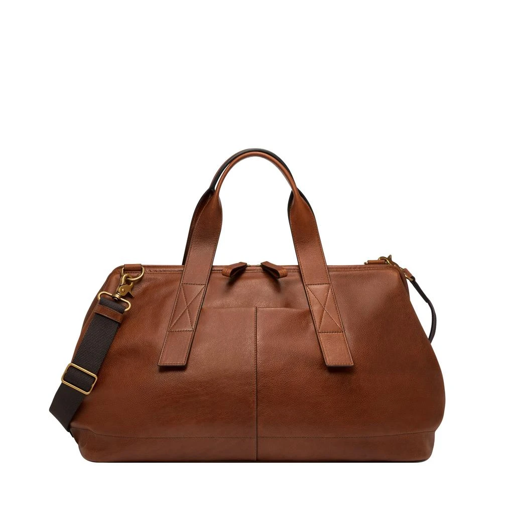 商品Fossil|Men's Kayden Leather Duffle,价格¥1407,第1张图片