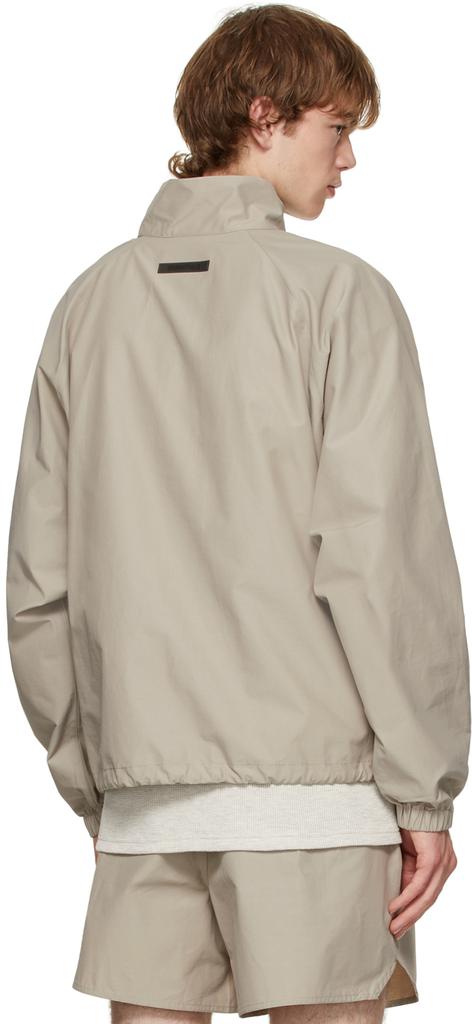 Grey Half-Zip Track Jacket商品第3张图片规格展示