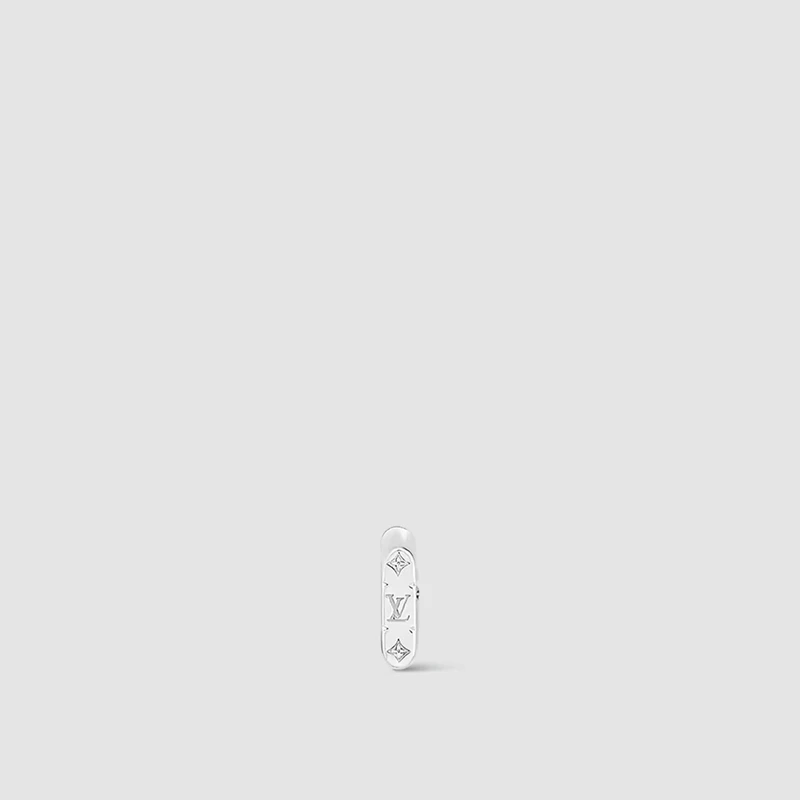 商品Louis Vuitton|LV/路易威登 男士银色黄铜耳骨夹,价格¥2606,第1张图片