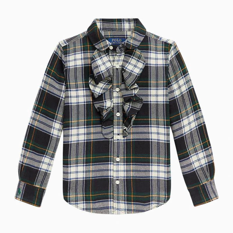 商品Ralph Lauren|Green shirt with check pattern,价格¥976,第1张图片
