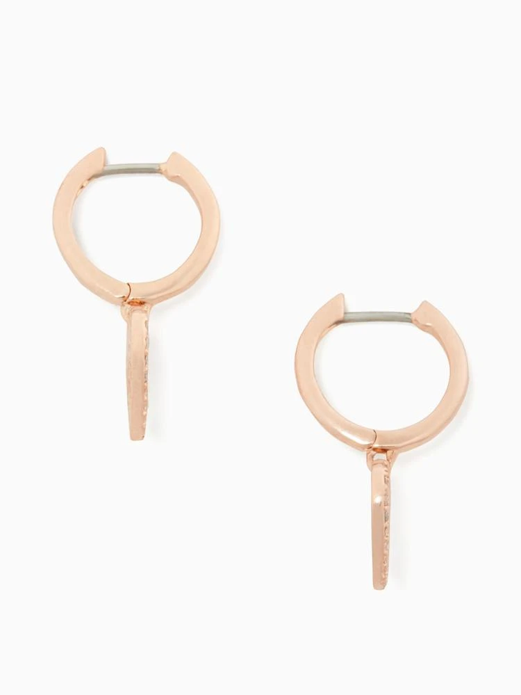 商品Kate Spade|yours truly pave heart drop earrings,价格¥428,第3张图片详细描述