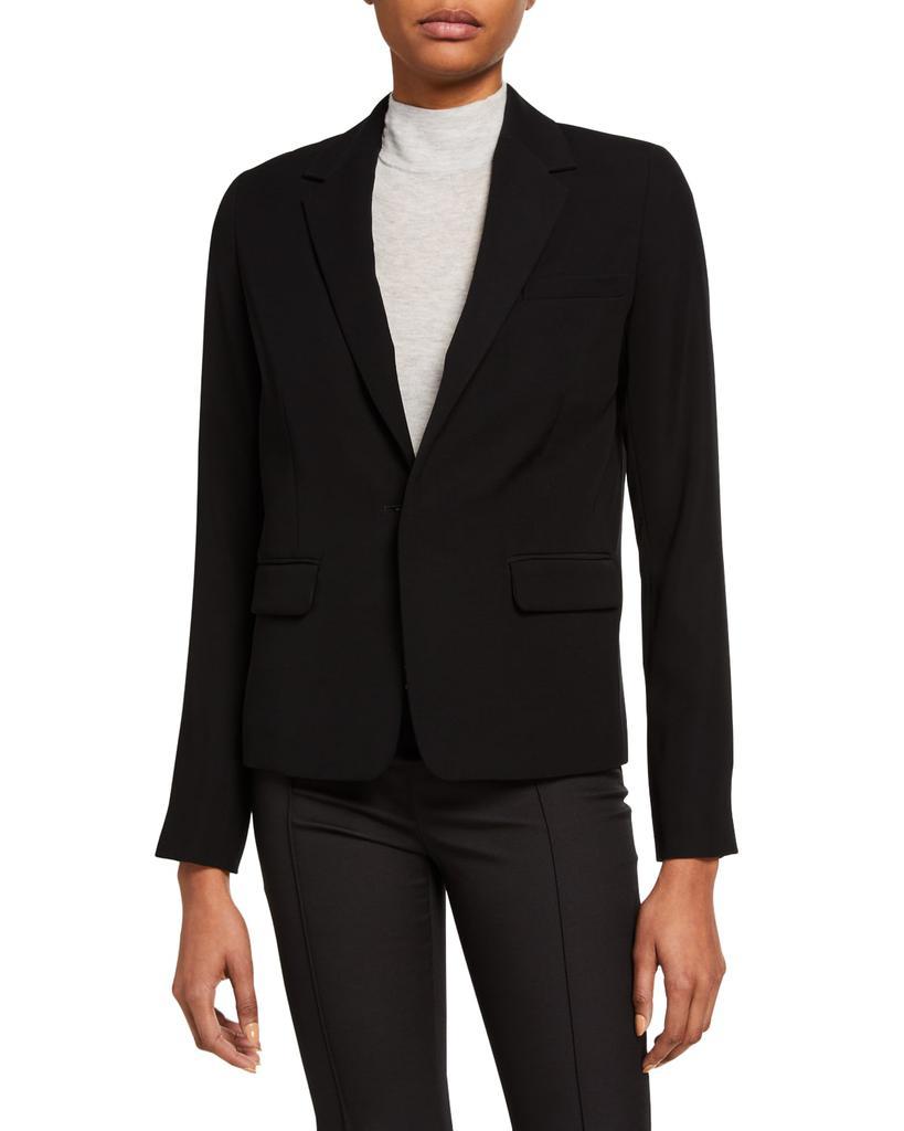 商品Vince|Single-Button Crepe Blazer,价格¥3253,第4张图片详细描述