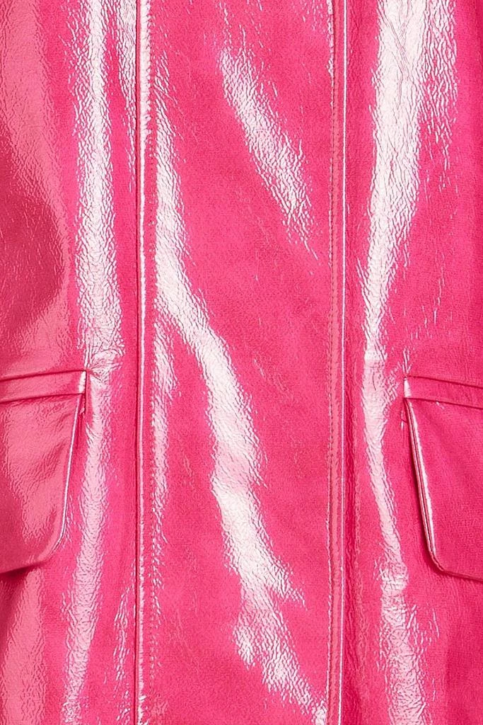 商品STAND STUDIO|Conni faux patent-leather coat,价格¥1111,第4张图片详细描述