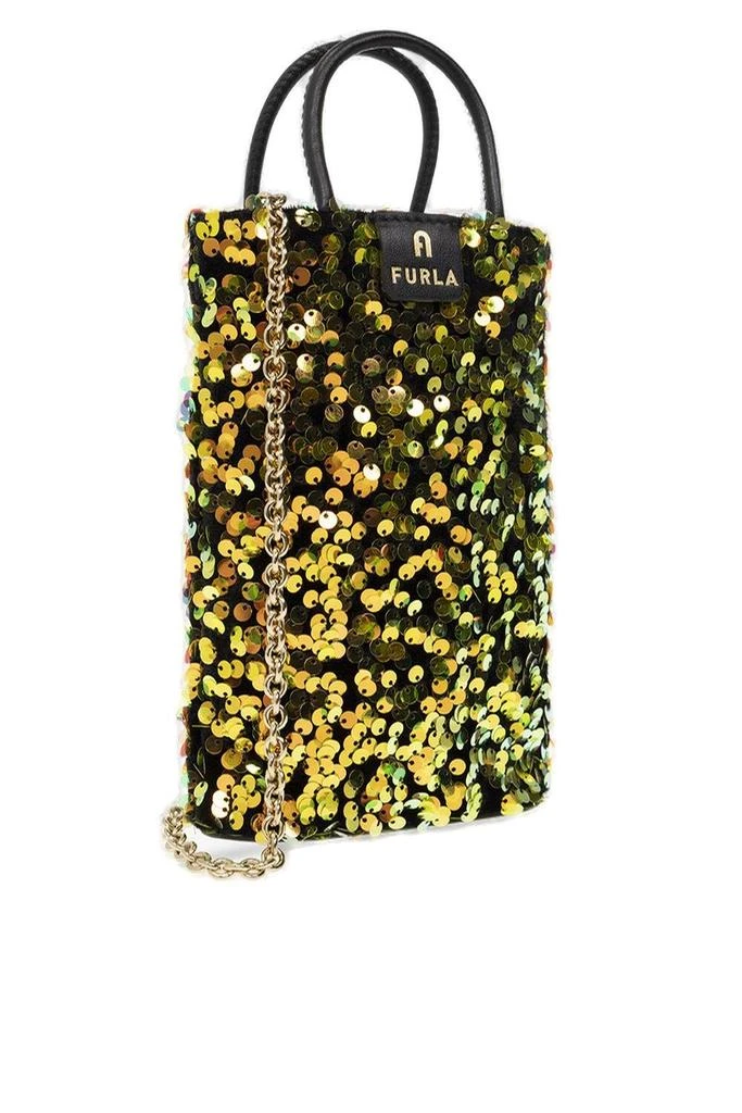 商品Furla|Furla Sequin-Embellished Mini Tote Bag,价格¥534,第3张图片详细描述