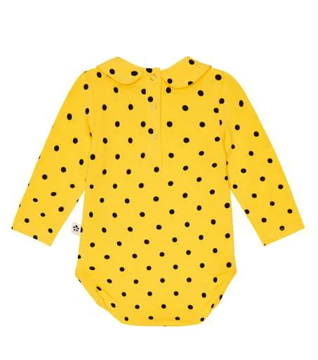 商品Mini Rodini|Baby polka dot jersey onesie,价格¥326,第2张图片详细描述