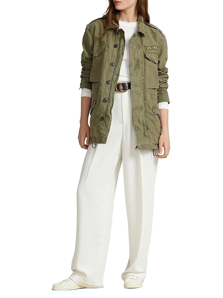 商品Ralph Lauren|Cotton Twill Utility Jacket,价格¥2973,第2张图片详细描述