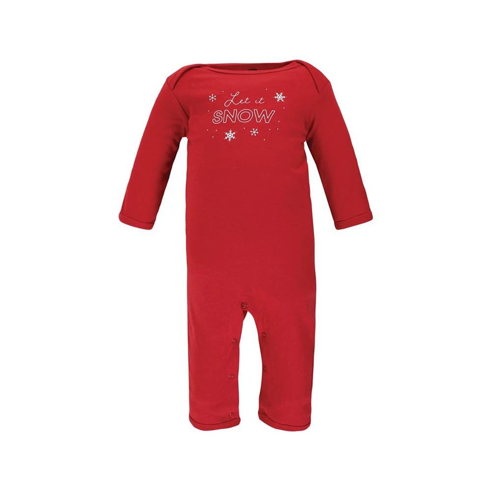 商品Hudson|Baby Girls and Boys Christmas Cotton Coveralls, Pack of 3,价格¥164,第5张图片详细描述