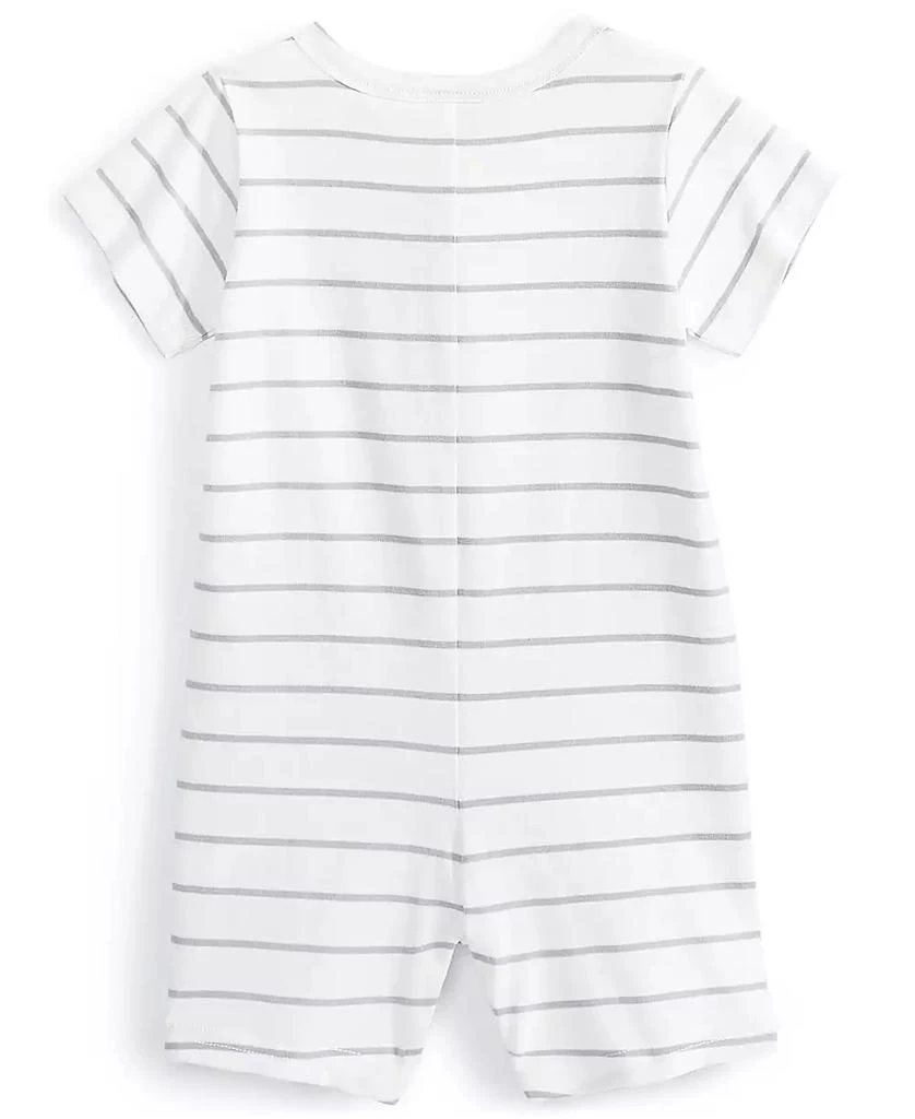 商品First Impressions|Baby Boys Dinosaur Striped Sunsuit, Created for Macy's,价格¥40,第2张图片详细描述