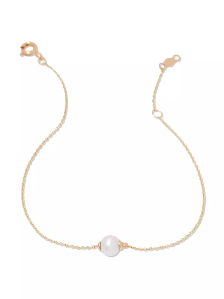 商品brook & york|Selma 14K Yellow Gold & Cultured Pearl Bracelet,价格¥1711,第3张图片详细描述