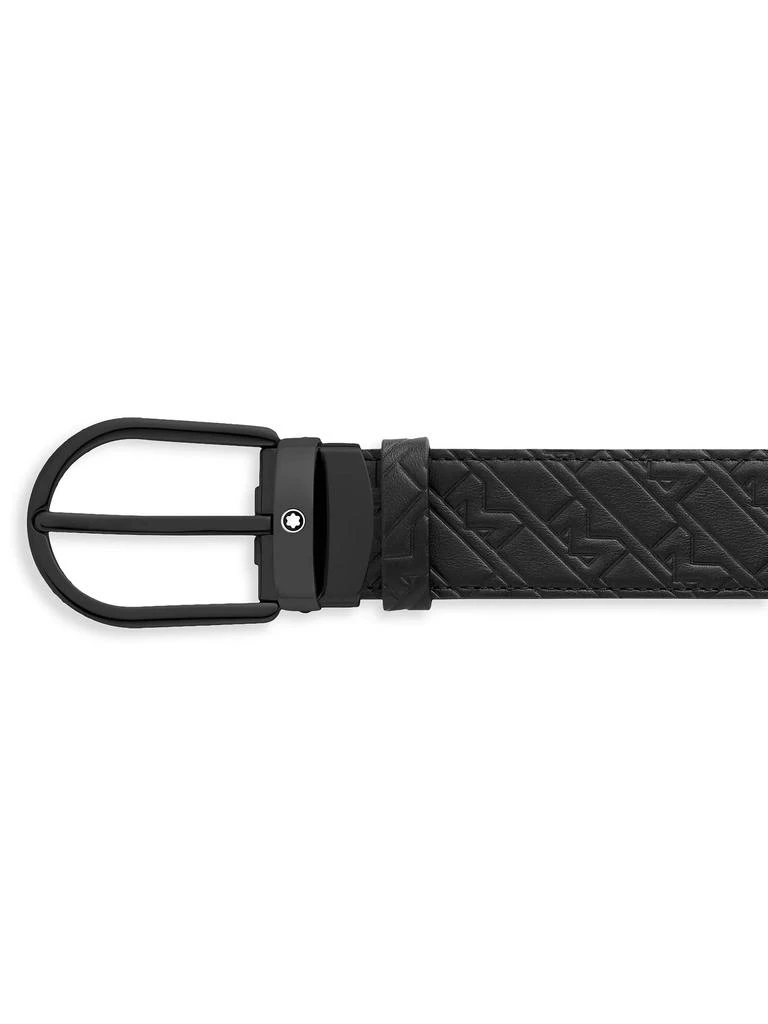 商品MontBlanc|Horseshoe Monogram Leather Belt,价格¥3463,第1张图片