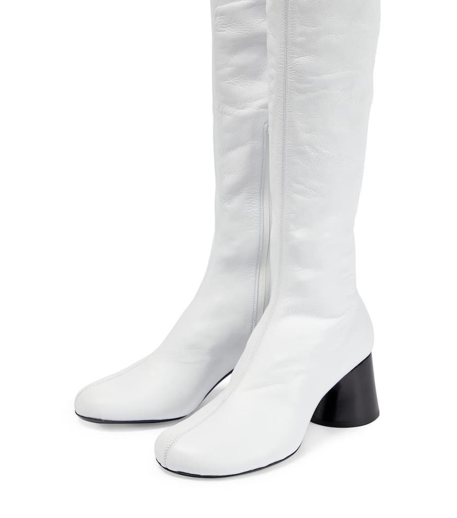 商品Khaite|Admiral leather over-the-knee boots,价格¥12061,第7张图片详细描述