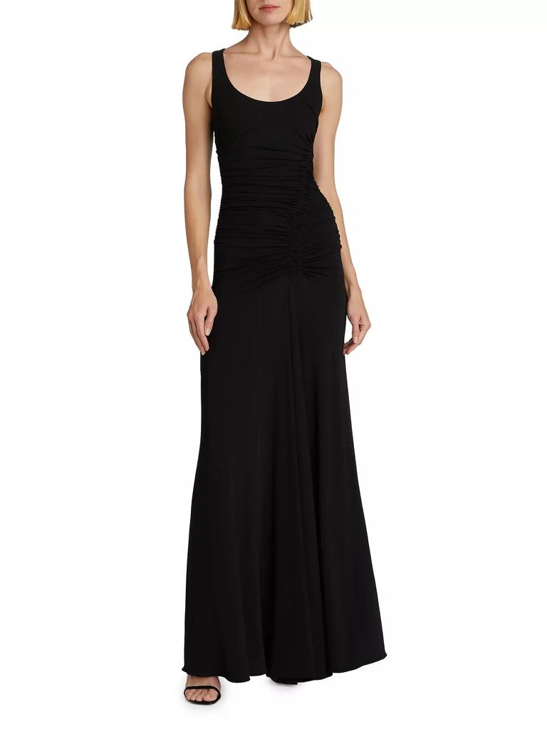 商品Michael Kors|Ruched Matte Jersey Tank Gown,价格¥18669,第3张图片详细描述