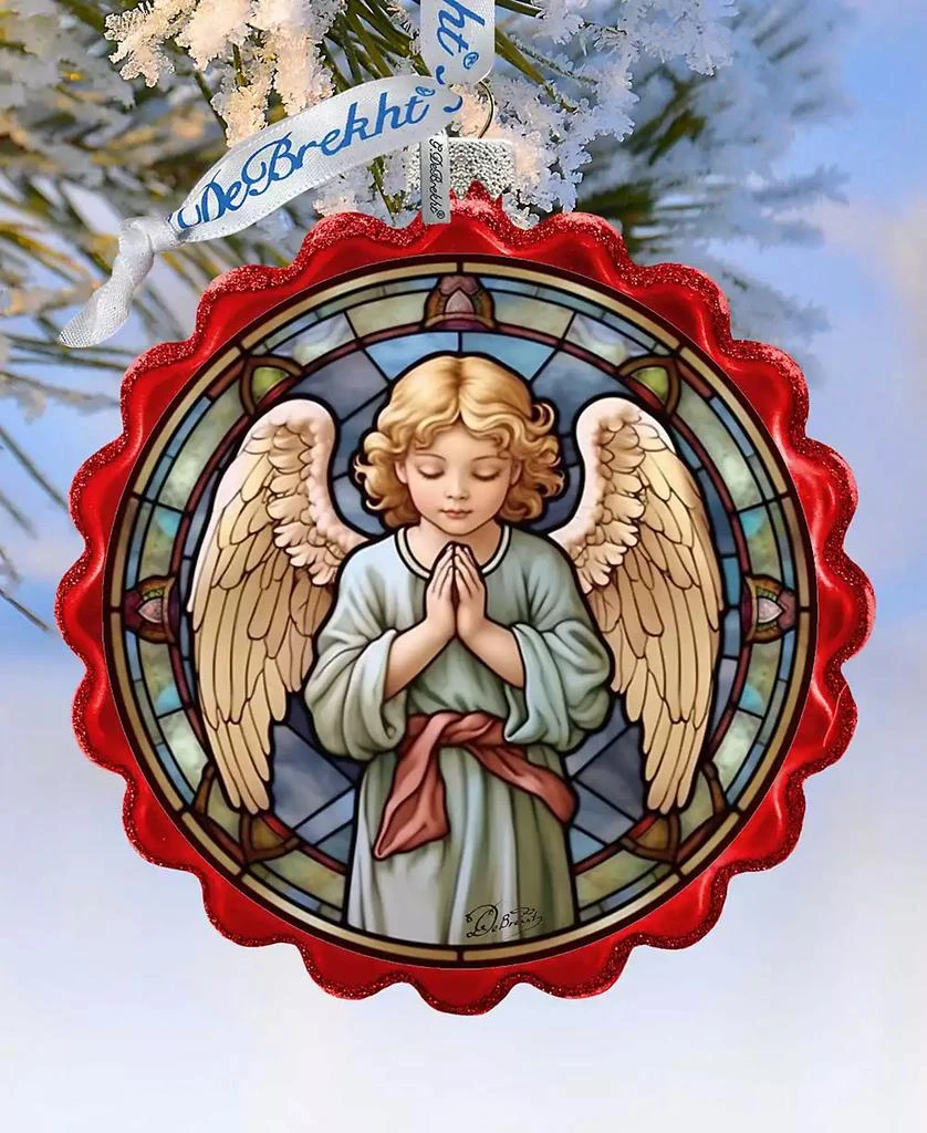 商品Designocracy|Little Angel Wreath Holiday Mercury Glass Ornaments G. DeBrekht,价格¥720,第1张图片