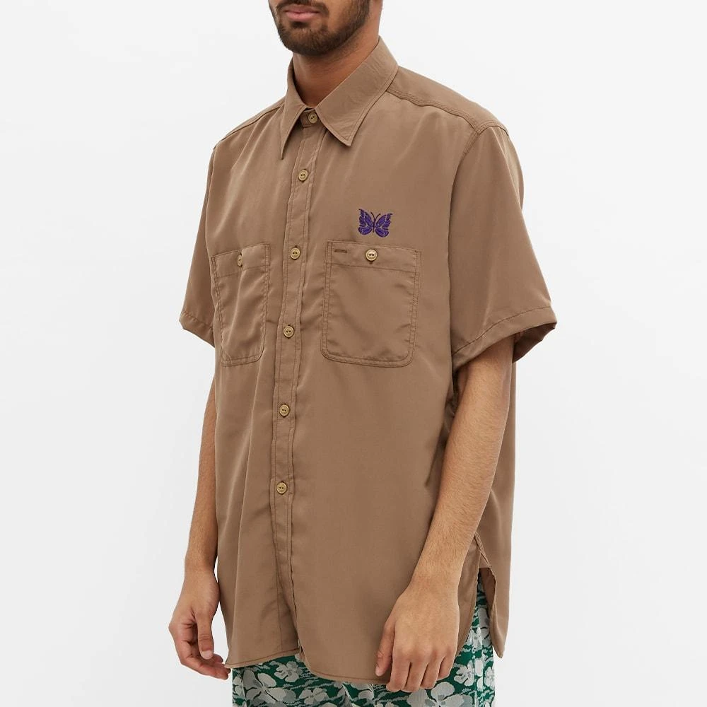 商品Needles|Needles Short Sleeve Logo Work Shirt,价格¥682,第3张图片详细描述