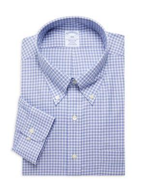 Non-Iron Gingham Oxford Shirt商品第1张图片规格展示