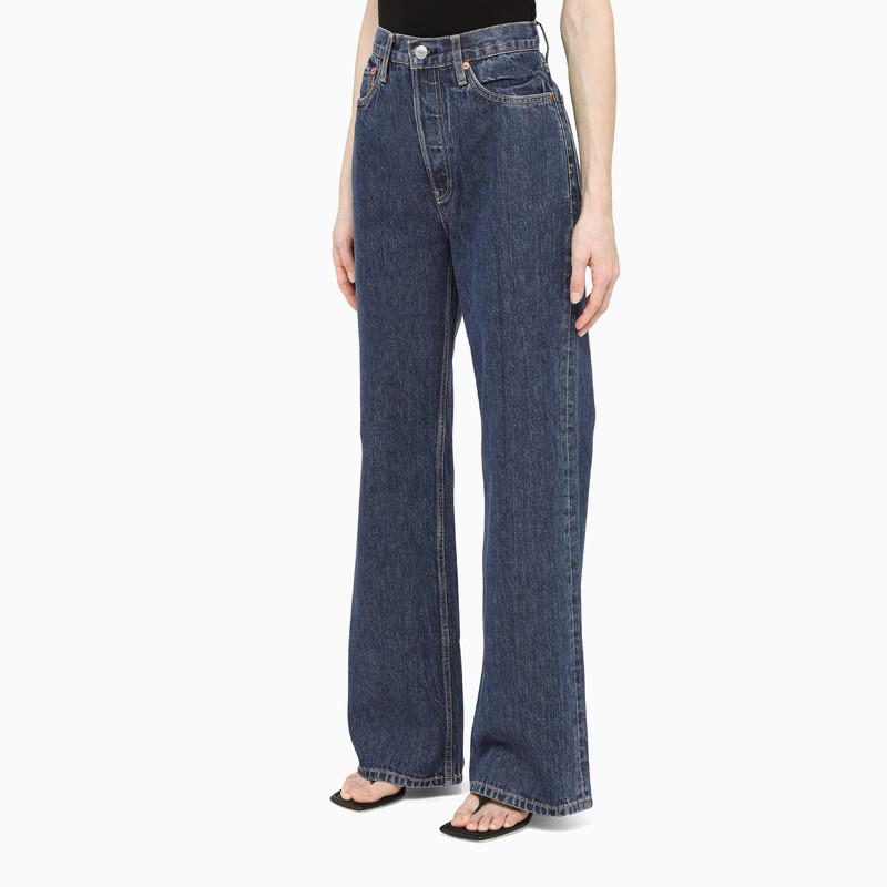 Blue palazzo jeans商品第3张图片规格展示