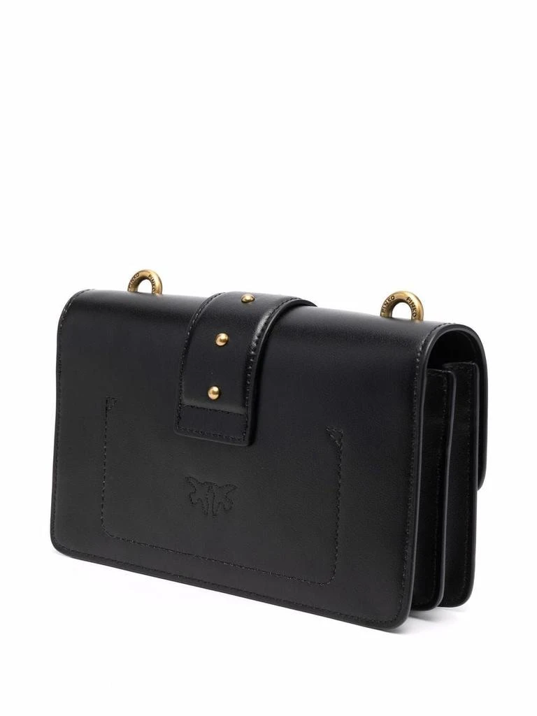 商品PINKO|Pinko women's black leather shoulder bag,价格¥2527,第3张图片详细描述