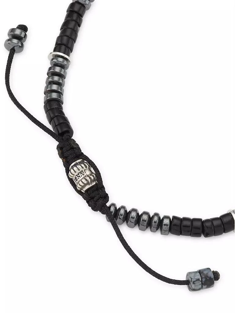 商品Jonas Studio|Dakota Black Hematite, Red Jade, &amp; Sterling Silver Beaded Bracelet,价格¥1462,第3张图片详细描述