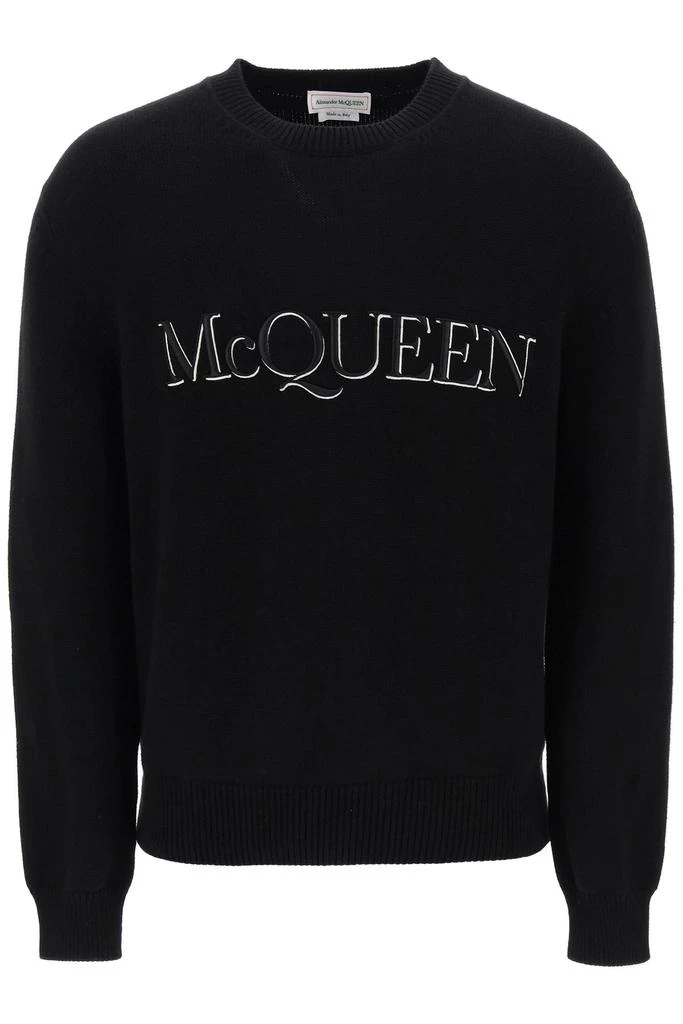 商品Alexander McQueen|sweater with logo embroidery,价格¥2139,第1张图片