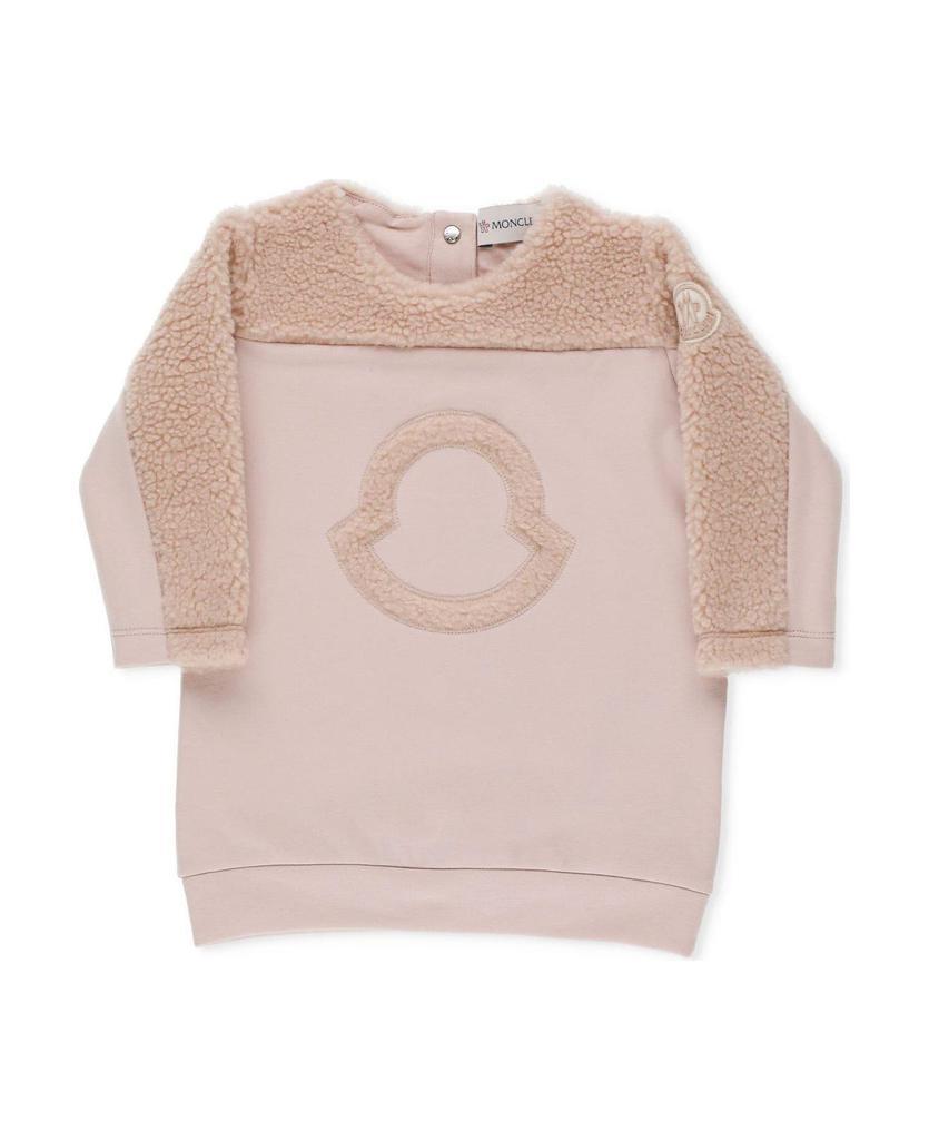 商品Moncler|Faux-shearling Panelled Sweatshirt Dress,价格¥947,第1张图片