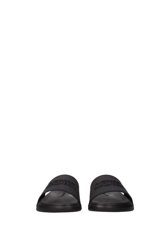 商品Alexander McQueen|Slippers and clogs Rubber Black,价格¥1373,第3张图片详细描述