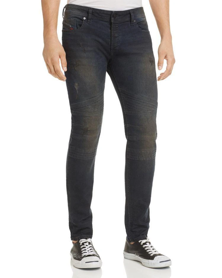 商品Diesel|Diesel Fourk Slim Fit Jeans in Dark Indigo,价格¥1262,第1张图片