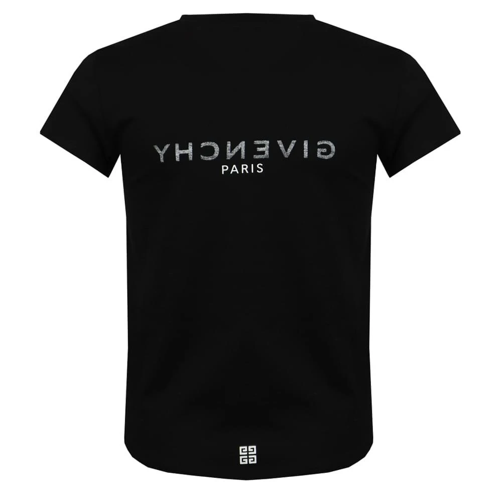 商品Givenchy|Girls Reverse Logo T Shirt Black,价格¥619,第3张图片详细描述