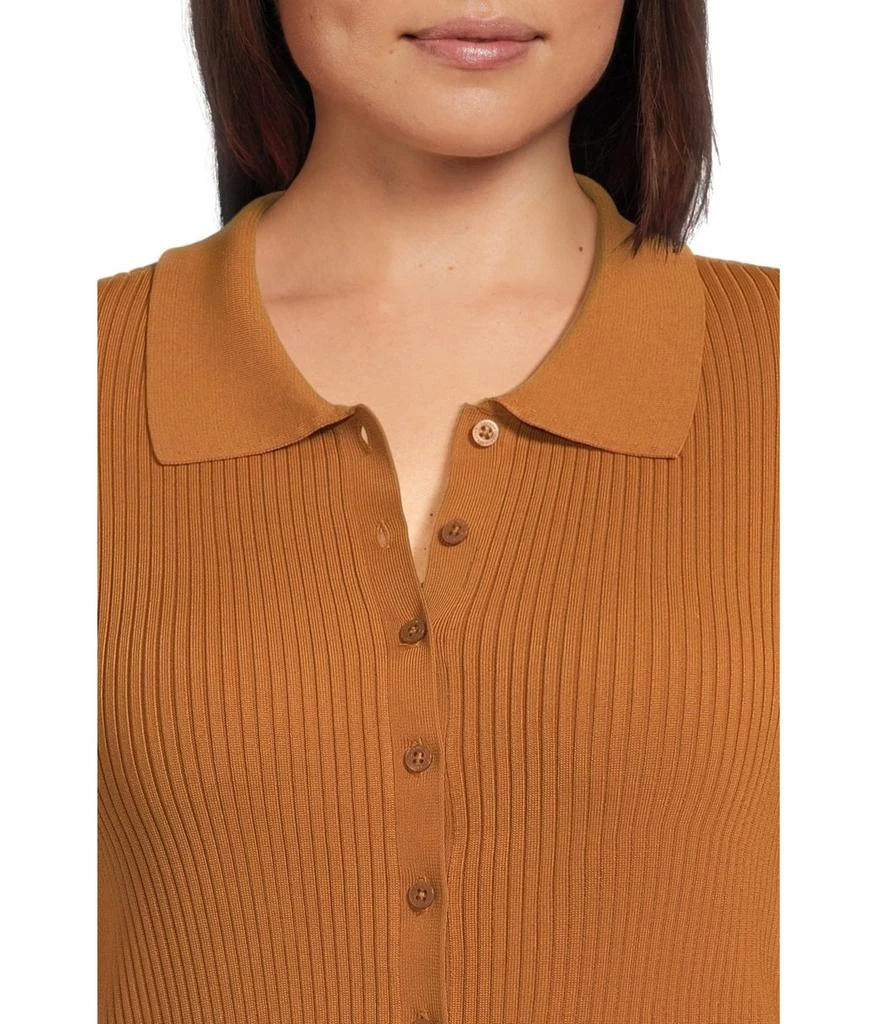 商品Ralph Lauren|Plus-Size Rib-Knit Long-Sleeve Polo Cardigan,价格¥1308,第4张图片详细描述