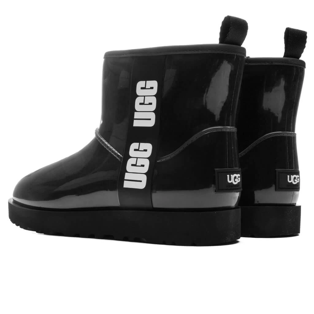 商品UGG|UGG Women's Classic Clear Mini Boot - Black,价格¥1215,第3张图片详细描述