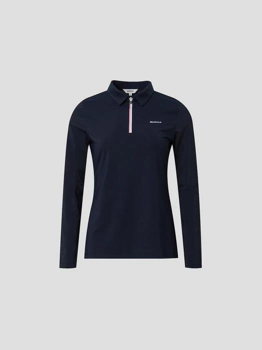 商品BEANPOLE GOLF|Womens Navy Half Zip Up All-in-One T-shirt,价格¥953,第1张图片