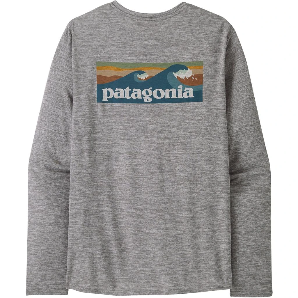 商品Patagonia|Men's Long-Sleeved Capilene Cool Daily Graphic Shirt - Waters,价格¥524,第1张图片