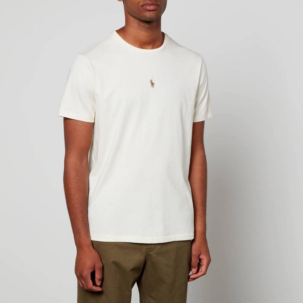 Polo Ralph Lauren Logo-Embroidered Cotton-Jersey T-Shirt商品第1张图片规格展示