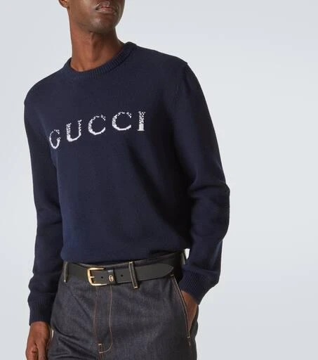 商品Gucci|Interlocking G leather belt,价格¥3995,第2张图片详细描述