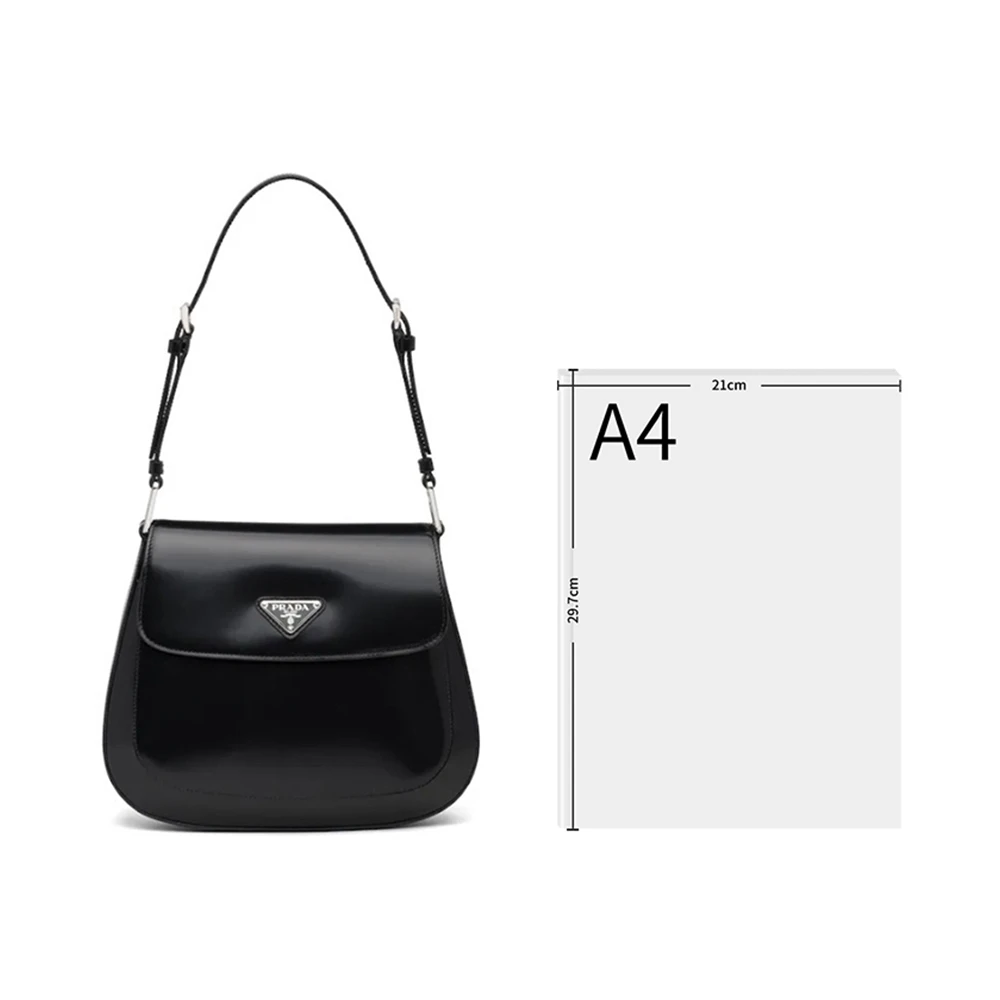 PRADA 女士Cleo系列黑色单肩包 1BD303-ZO6-F0002 商品