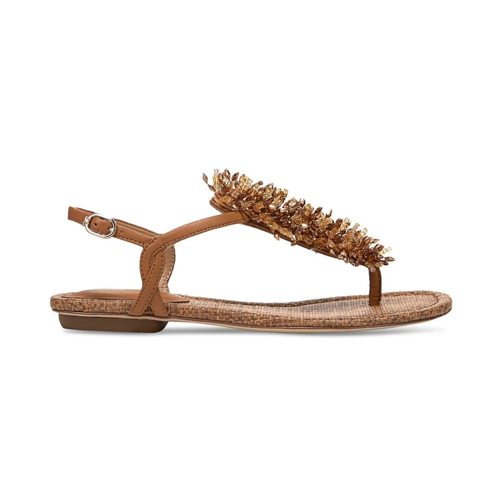 商品Sam Edelman|Women's Brinda Beaded T-Strap Flat Sandals,价格¥210,第2张图片详细描述