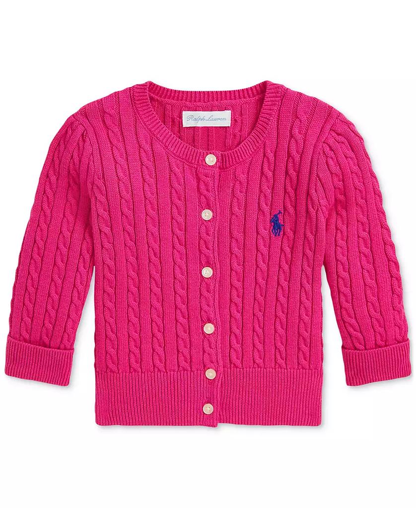 Polo Ralph Lauren | Baby Girls Mini-Cable Cotton Cardigan 365.16元 商品图片